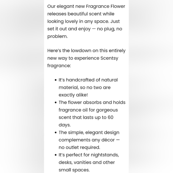 Scentsy Apples & Cinnamon Dahlia Fragrance Flower Spiced White Pumpkin Touch Oak - Picture 3 of 4